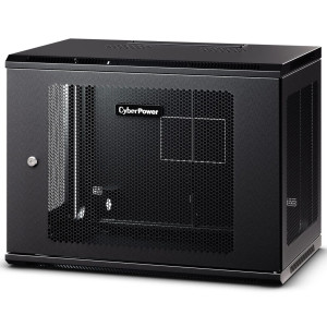 CyberPower CR9U61003 Wall Mount IT Equipment Enclosure, 132 lb. capacity, adjustable rack angles